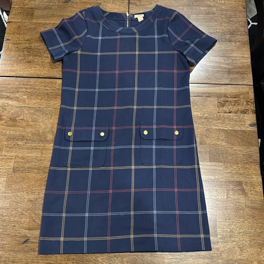 Jcrew dress size 2. Bottom hem has fallen out.